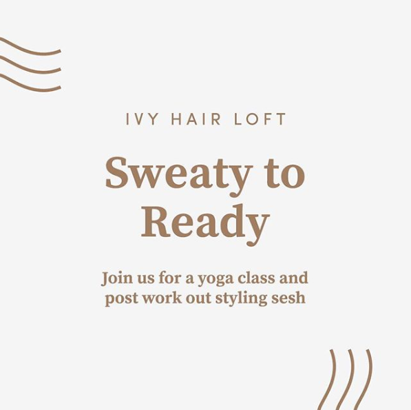 Ivy Hair Loft Instagram Ad