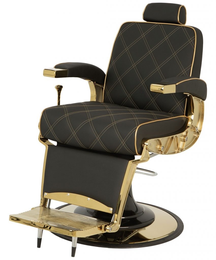 Zeus Gold Barber Chair