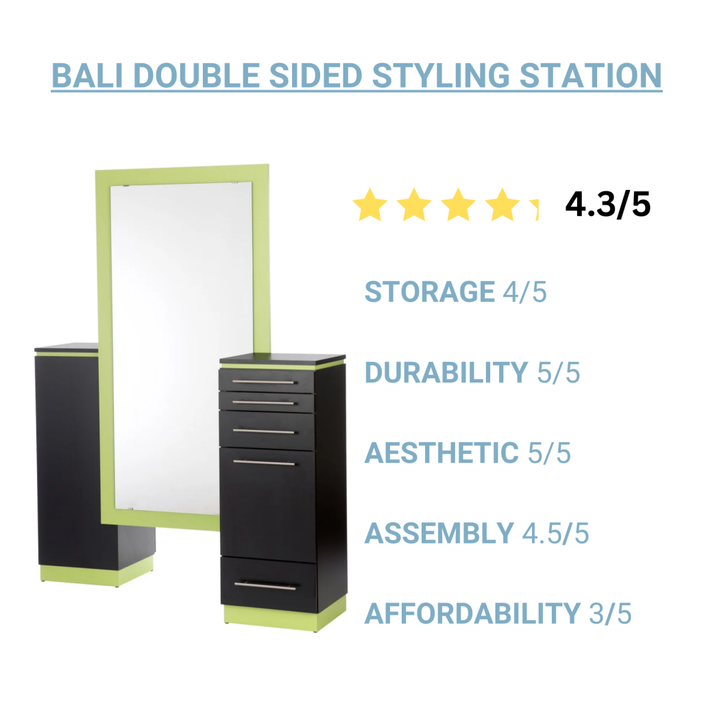 Bali Double-Sided Styling Station, rated 4.3 out of 5 stars.