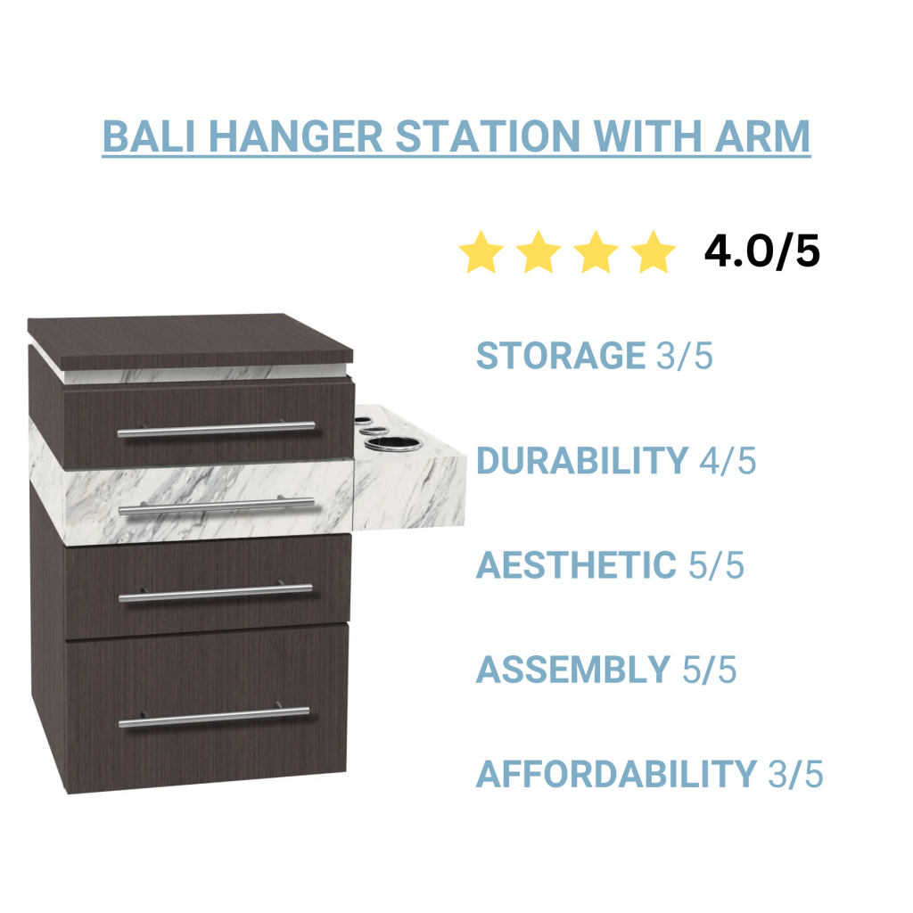 Bali Hanger Wall-Mounted Styling Station, rated 4.0 out of 5 stars.