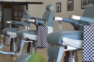 Takara Belmont Barber Chairs at Flynn's Barbershop in Fair Lawn, NJ