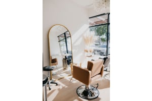 A salon suite setup at Aspire Salon Studios in Rancho Cucamonga, CA
