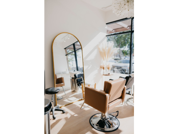 A salon suite setup at Aspire Salon Studios in Rancho Cucamonga, CA