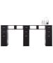 J&A Double White Granite Top Manicure Table-image3