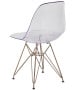 Ghost Reception Chair w/ Gold Metal Base-image4