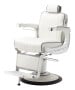 Takara Belmont BB-225WHT Elite White Barber Chair-image1