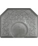 4' X 5' Hexagon Smart Step Bella Decorative Salon Mat 3/4