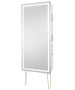 Pibbs 9110 Lumina LED Salon Mirror & Storage Server w/ Legs-image3