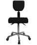 Silver Fox 1030 Rolling Stool w/ Back-image7