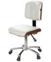 Silver Fox 1071 Luxury Rolling Stool w/ Back-image2