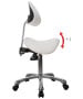 Silver Fox 1025A Adjustable Saddle Stool w/ Back-image4