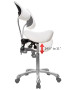 Silver Fox 1025A Adjustable Saddle Stool w/ Back-image3