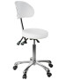 Silver Fox 1025B Adjustable Round Stool w/ Back-image1