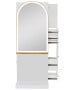 Milan Ultra Single Sided LED Styling Station w/ Shelf-image14