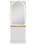 Milan Ultra Double Sided LED Styling Station w/ Shelf-image11