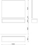 Salon Ambience Horizon Mirror Styling Station w/ Storage-image3