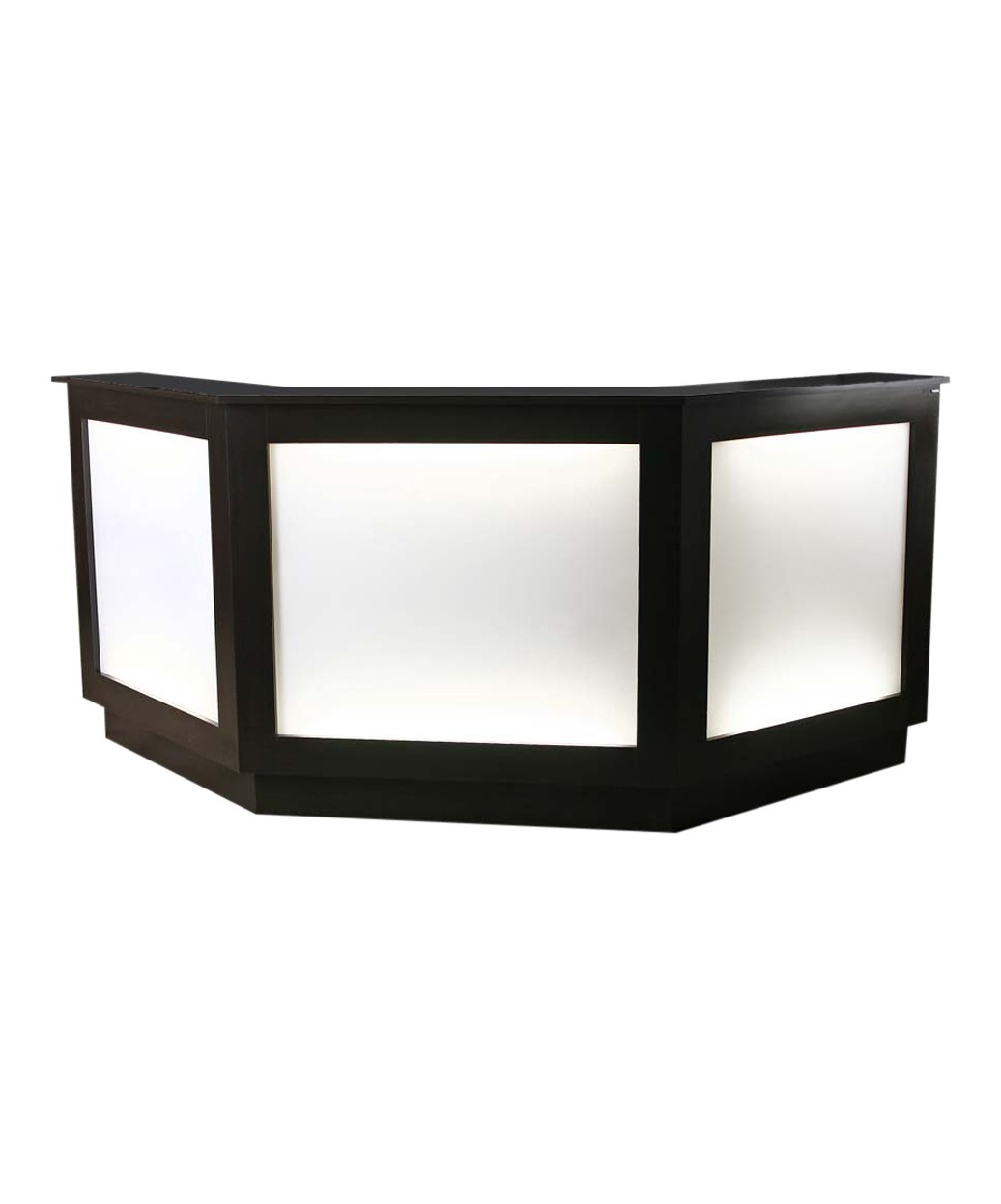 Collins 103061 SO Three-Sided Reception Desk w/ Back-Lit Panel