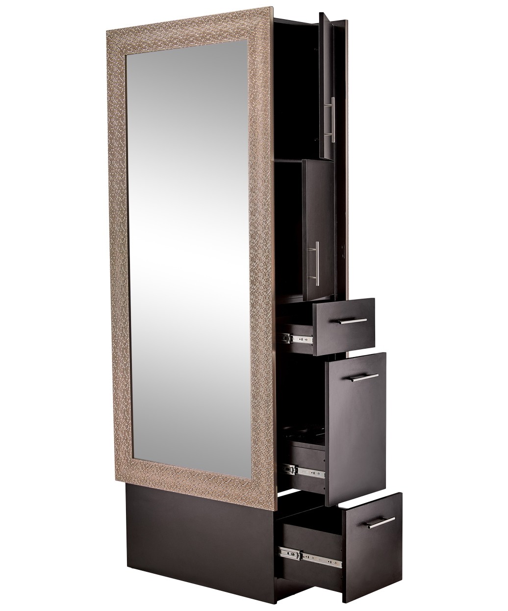 Pibbs Diamond Mirror Double Sided Styling Station