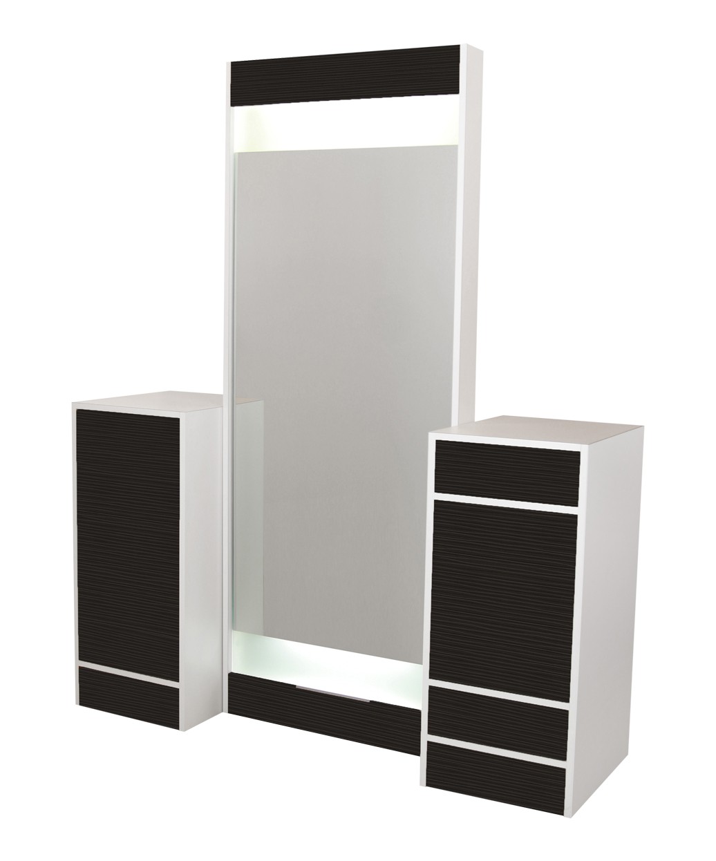 Collins 6623 Edge Back-to-Back Styling Vanity w/ Back-Lit Mirrors