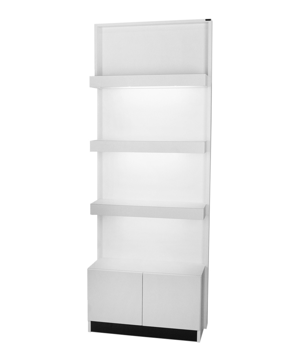 Collins 6649 Zada Retail Display w/ Light & Storage