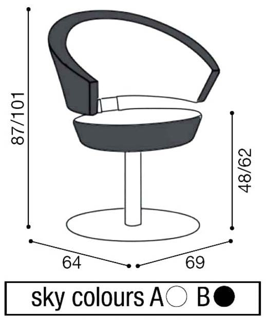 Salon Ambience SH-310 Flute Styling Chair