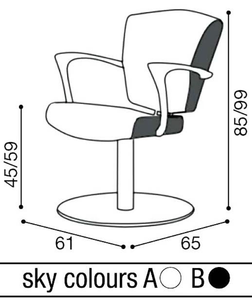 Salon Ambience SH-410 Maya Styling Chair