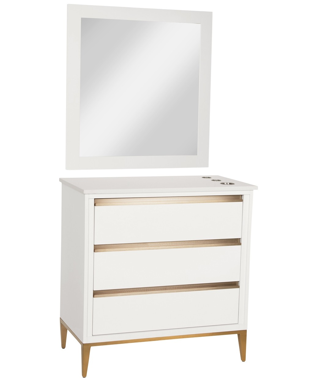 9550 Gold LED Mirror - 30" x 36" 