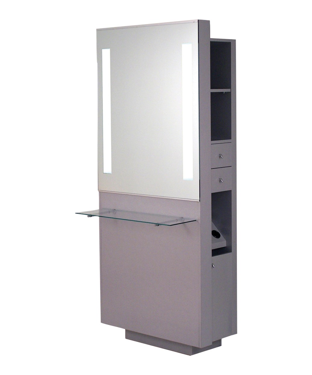 Belvedere OP252-HPL Opal Styling Station w/ Shelf