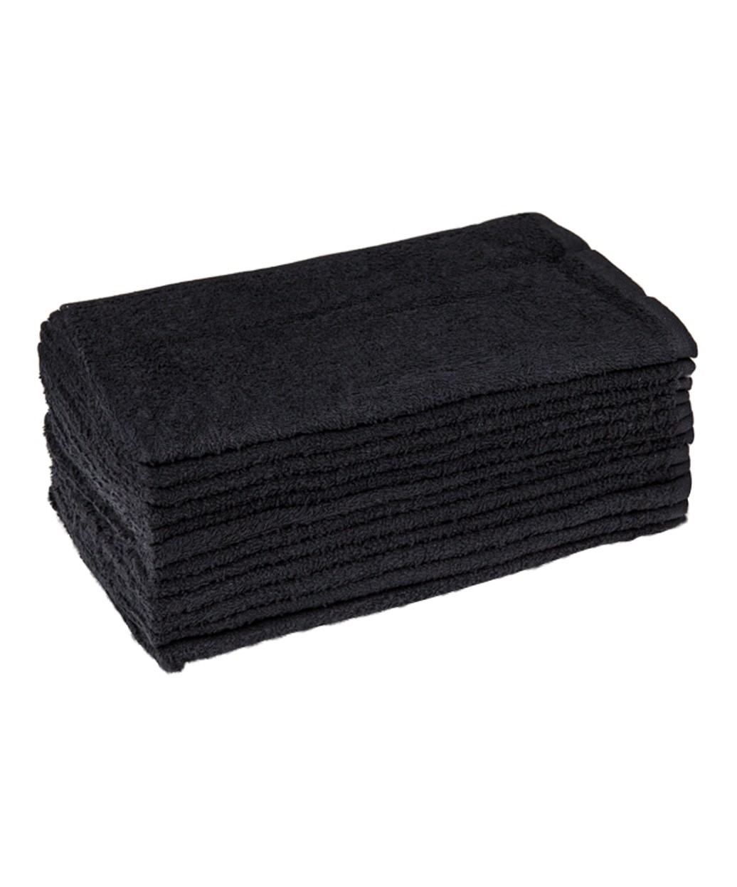 12 Pack Black Towels from Buy-Rite Beauty