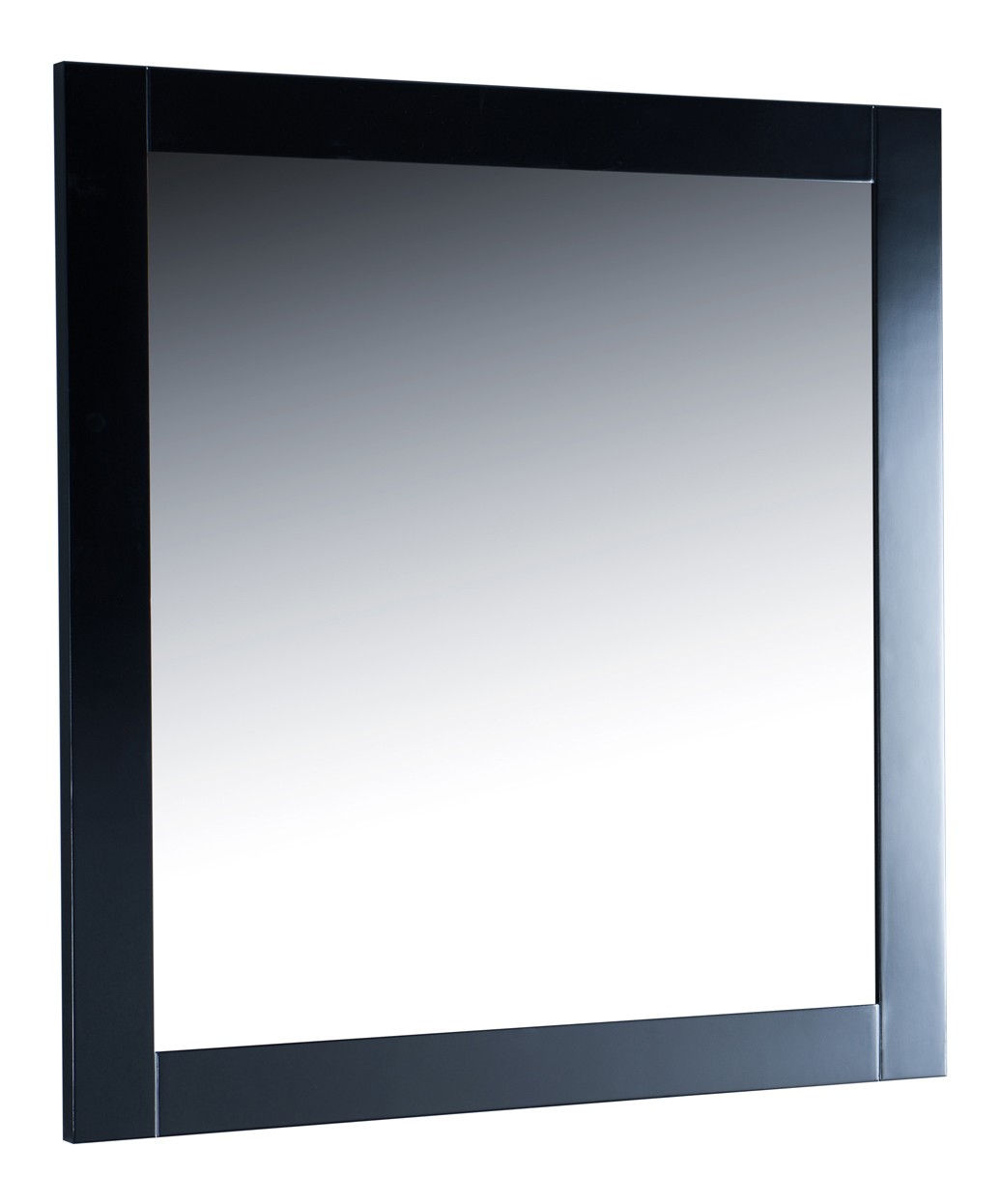 Black Framed Mirror - 40" x 36"