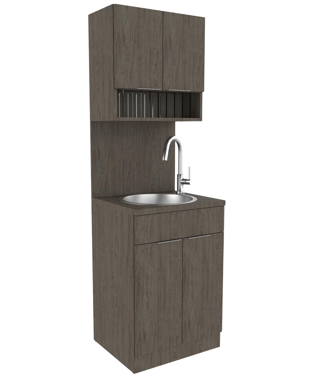 Collins E1131-24 24" Color Dispensary w/ Sink