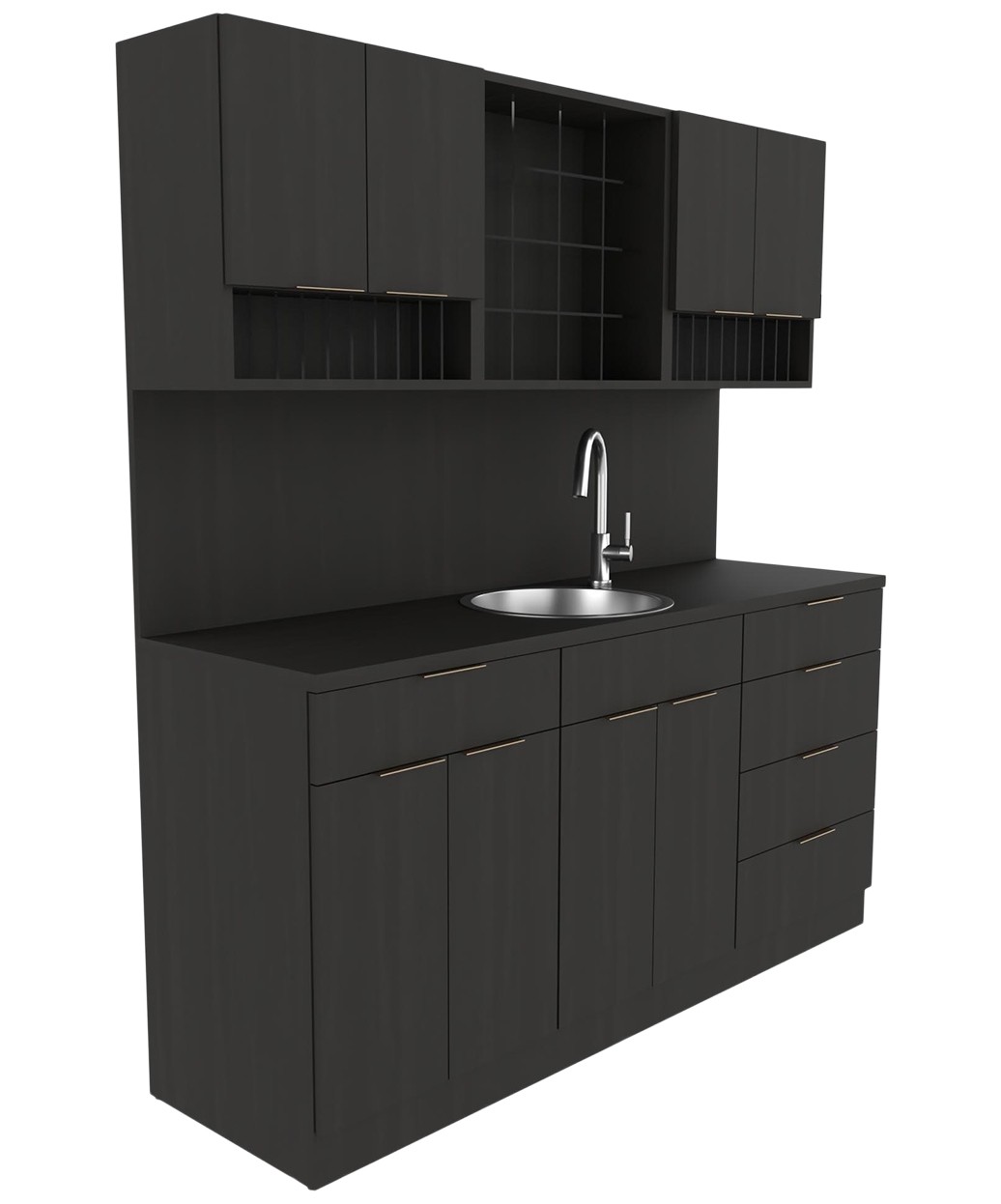 Collins E1137-72 72" Color Dispensary