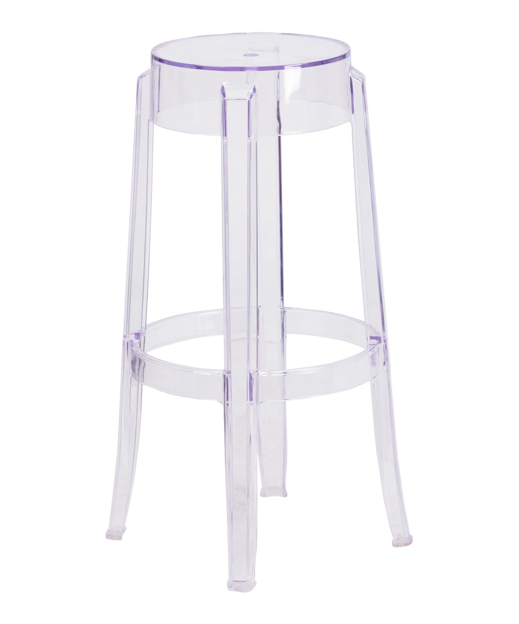 Top Hat Tall Transparent Barstool