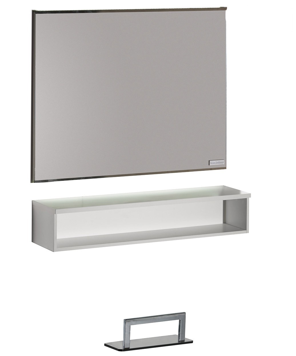 Salon Ambience Horizon Mirror Styling Station w/ Storage