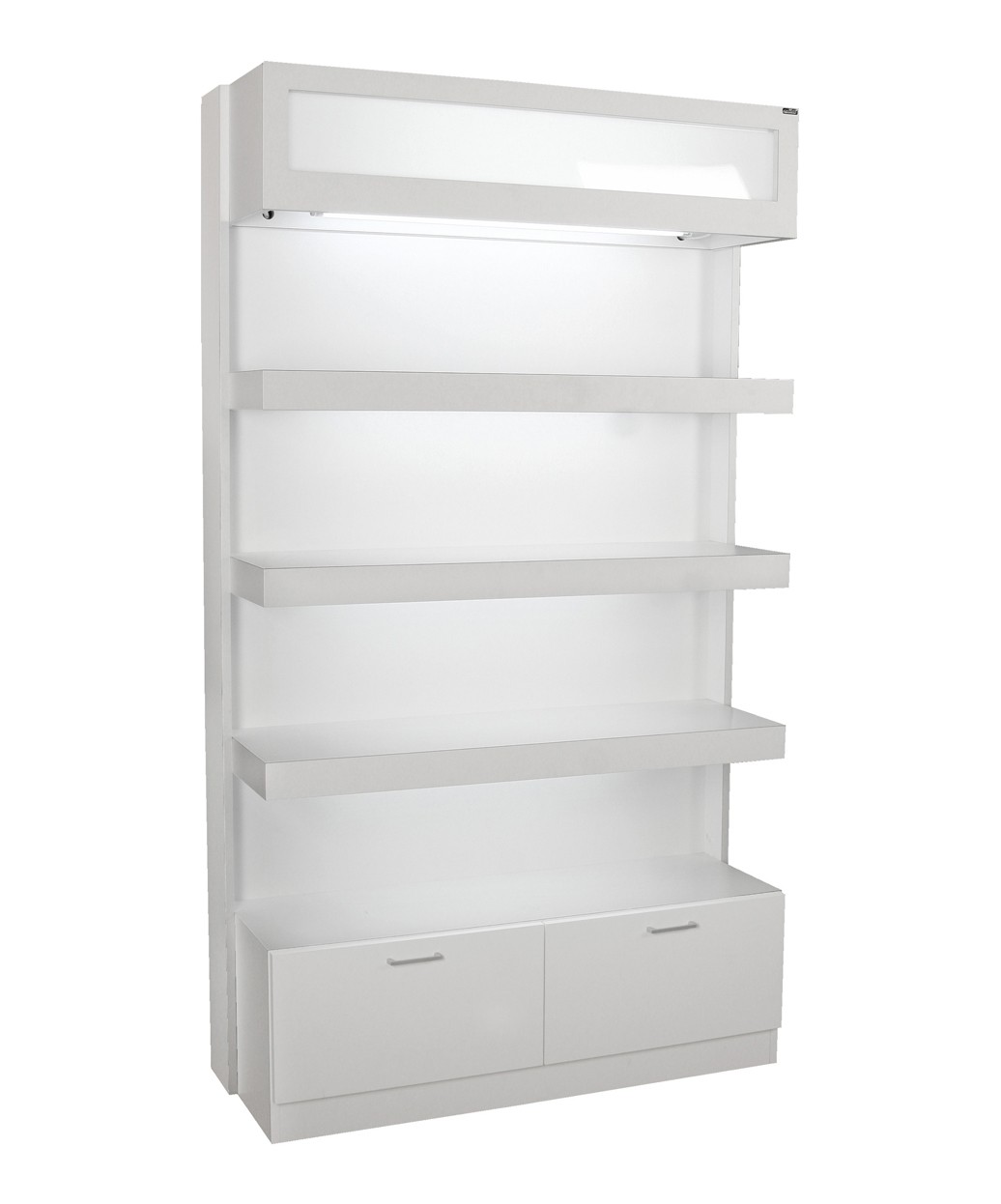 Collins 6677 Lox Retail Display w/ Logo Header & Lights