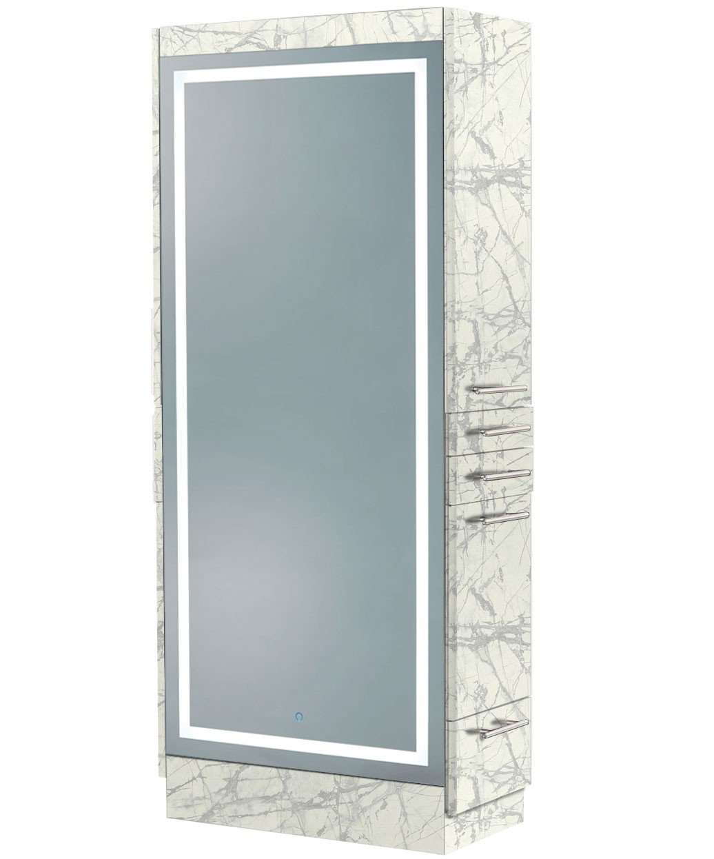 Elite Double Sided Styling Station w/ LED Mirror