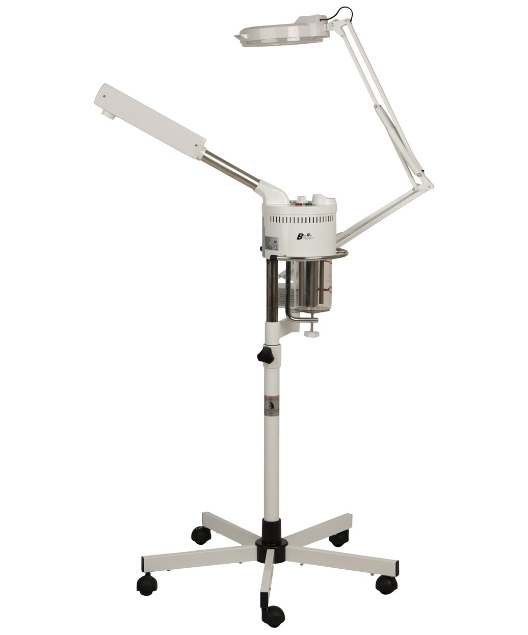 2 in 1 Ozone Facial Steamer & Mag Lamp Combo