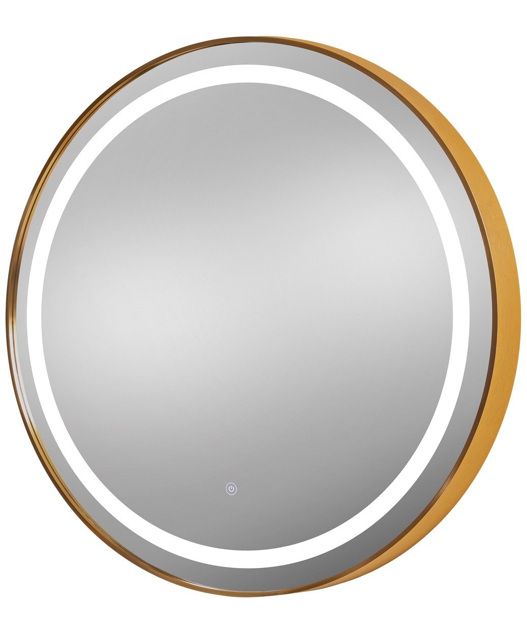 Pibbs 9880 Sola Gold 36" Round LED Salon Mirror