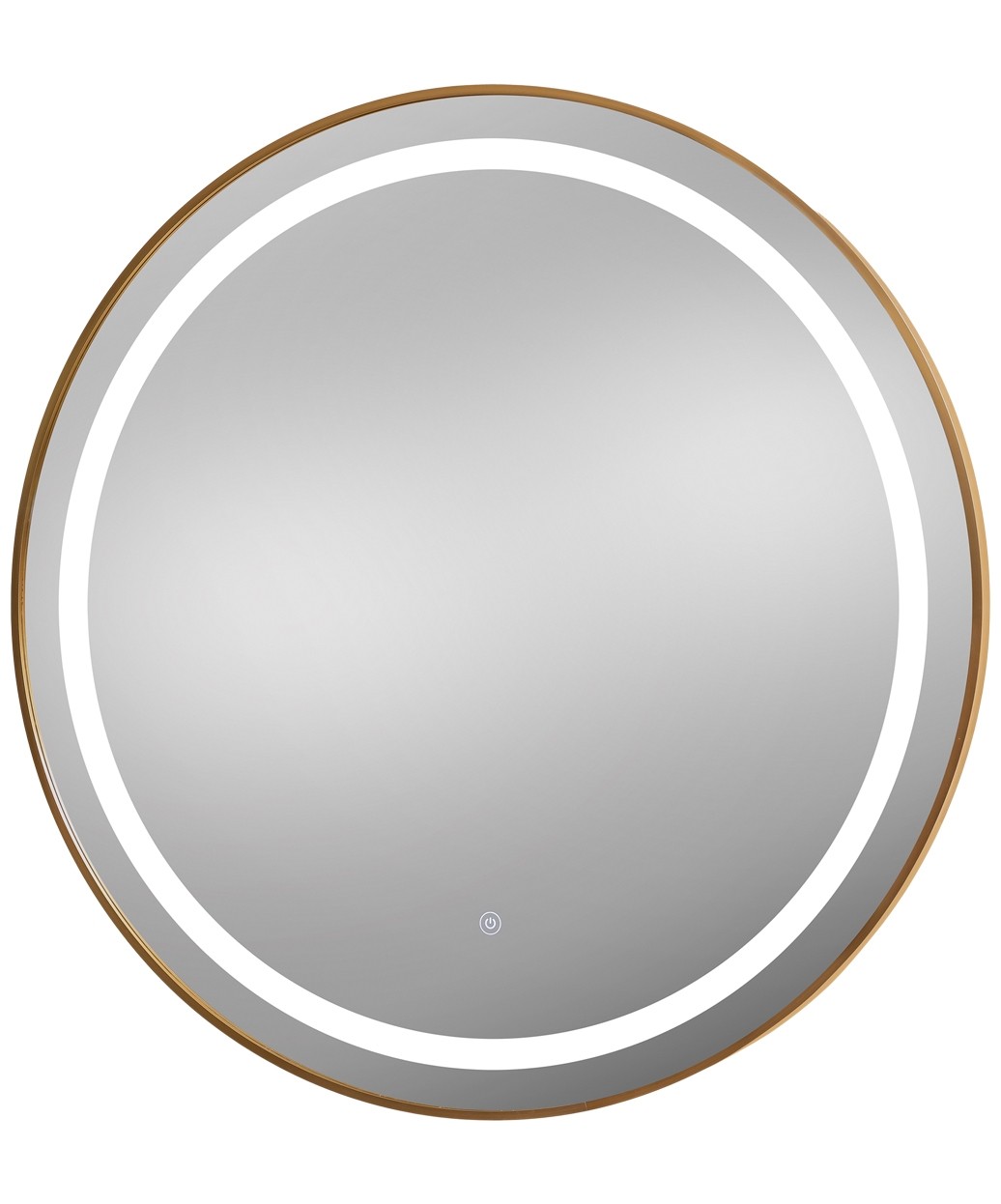 Pibbs 9880 Sola Gold 36" Round LED Salon Mirror