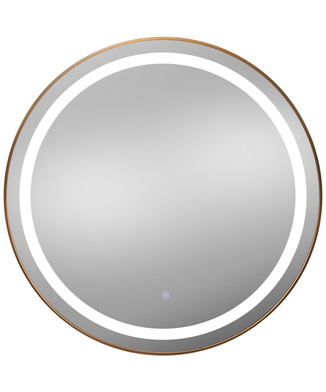 Pibbs 9880 Sola Gold 36" Round LED Salon Mirror