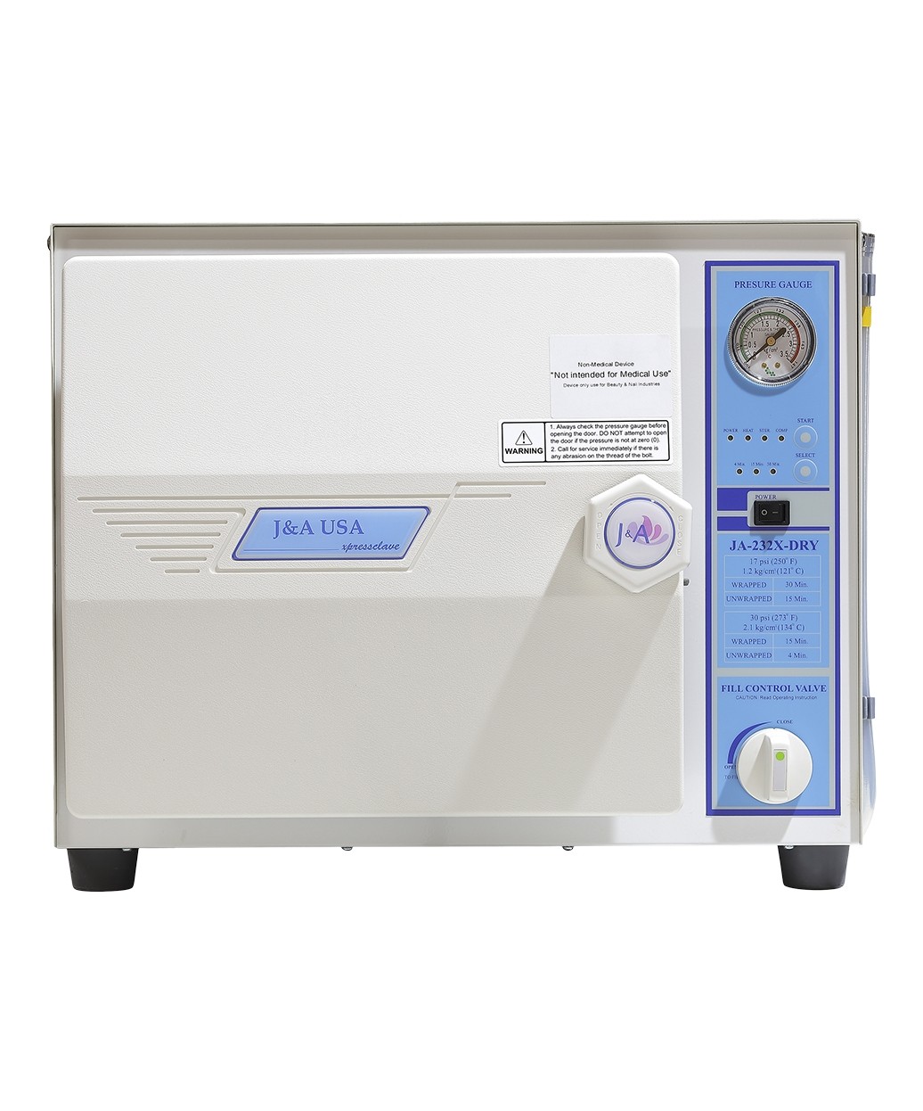 J&A Xpressclave Autoclave Sterilizer w/ Drying Option