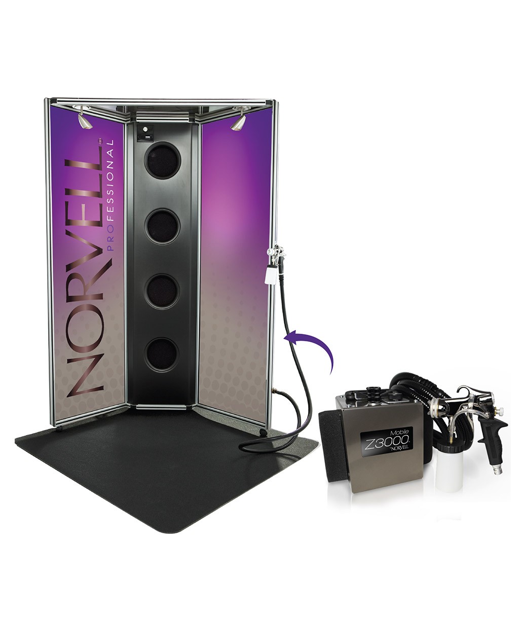 Norvell- Pop up Spray Tan Tent, Norvell Tanning Tent