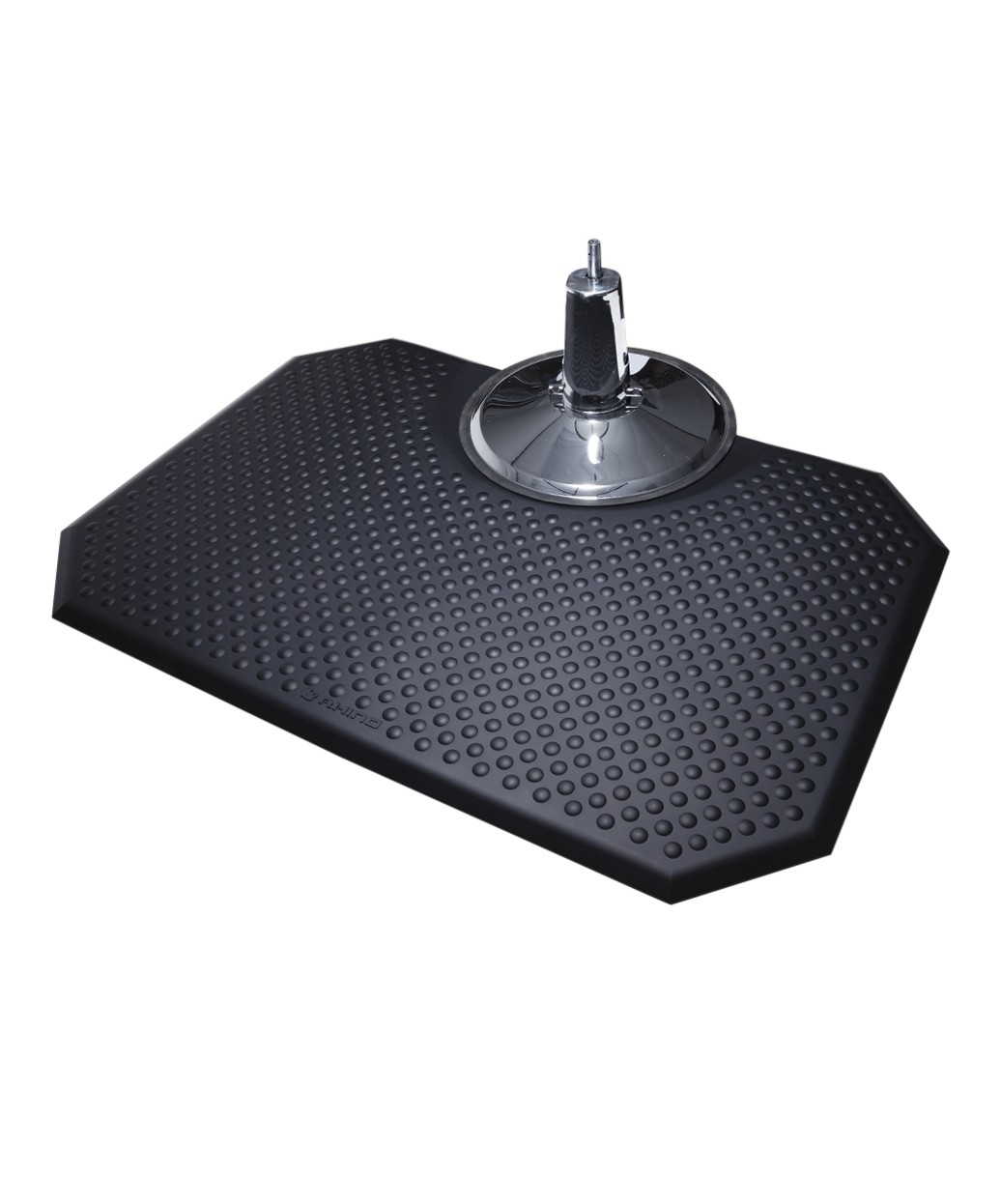 40" x 60" Rhino Phat Footsie Hexagon Salon Mat w/ Round Cut-Out 1"