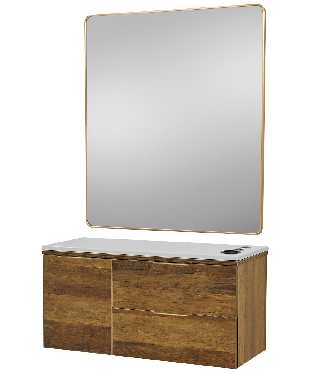 Pibbs 6002 Capri Styling Station & Standard Mirror