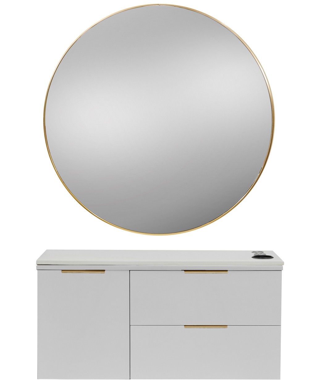 Pibbs 6002 Capri Styling Station & Standard Mirror