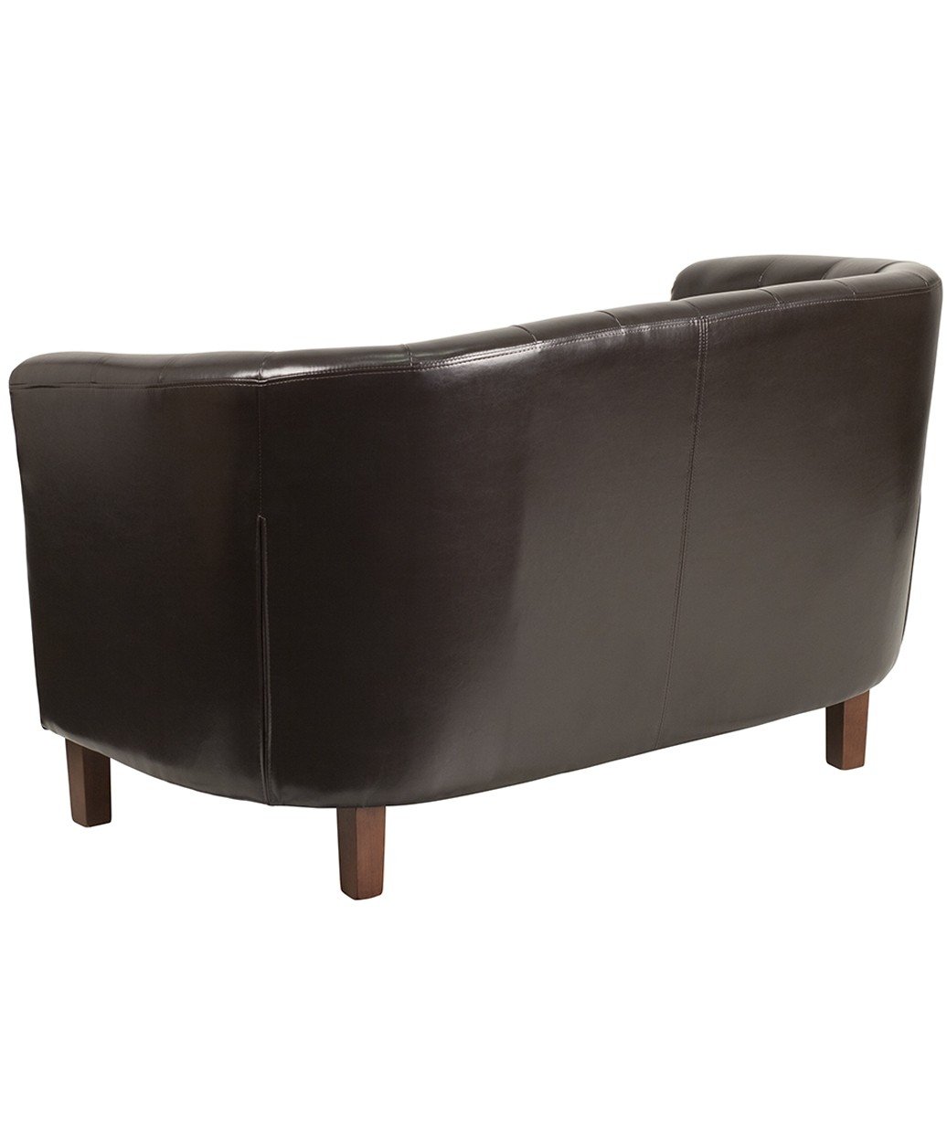 Churchill Reception Tufted Leather Loveseat