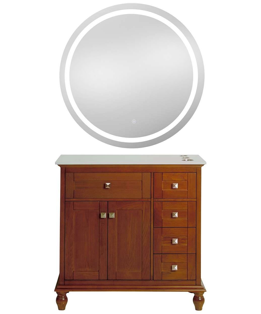 9550 Gold LED Mirror - 30" x 36" 