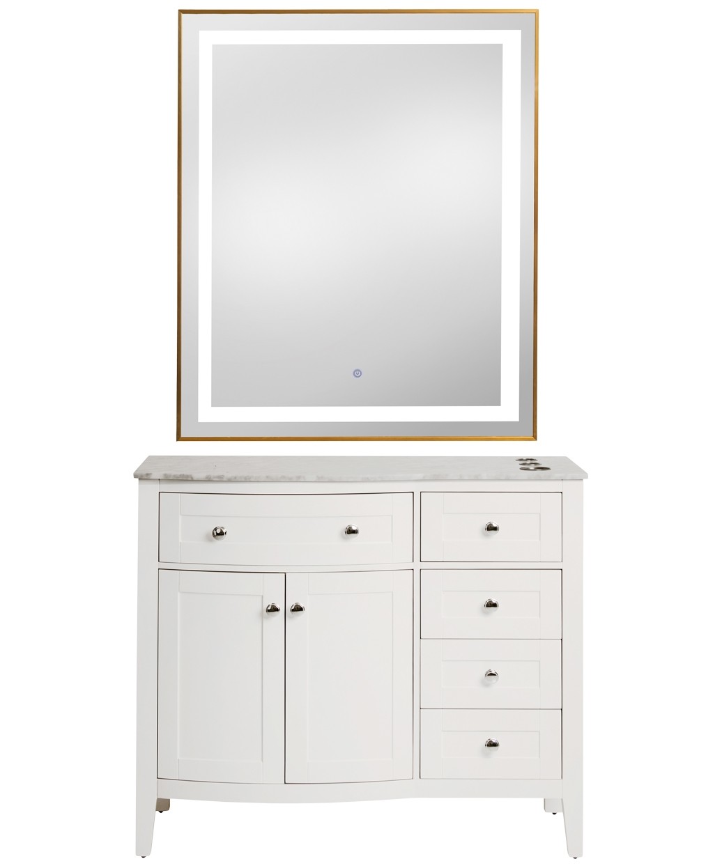 9550 Gold LED Mirror - 30" x 36" 