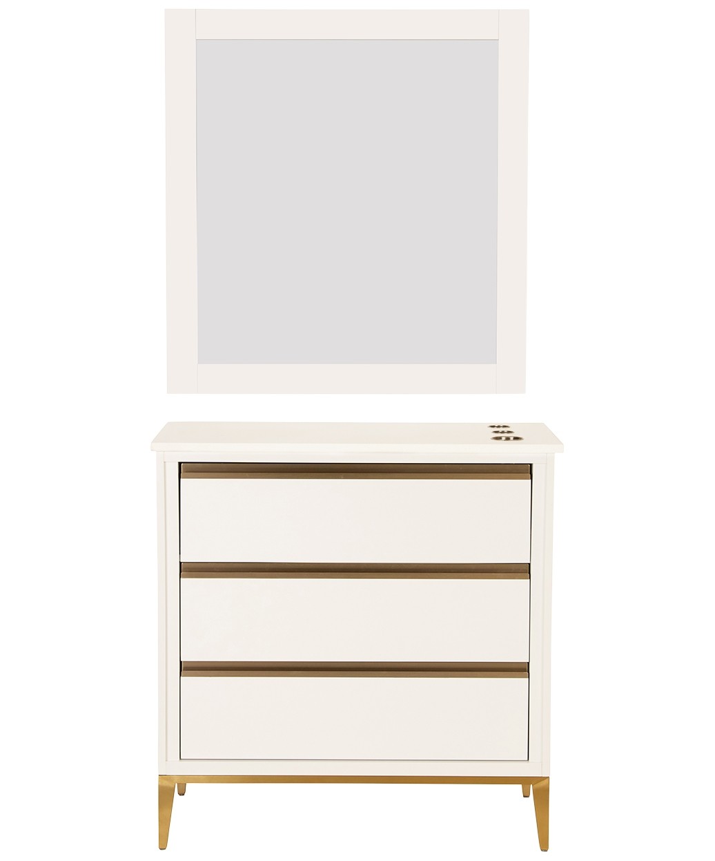 9550 Gold LED Mirror - 30" x 36" 