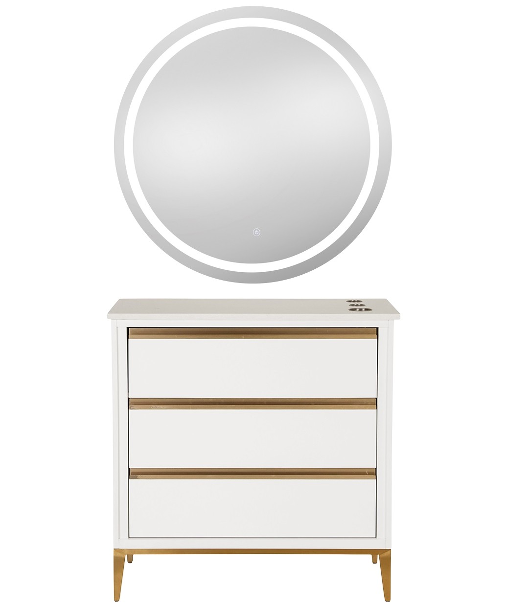 9550 Gold LED Mirror - 30" x 36" 